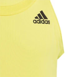 Adidas Girl's Club Tank Top (Beam Yellow) -Ball Games Store HN6304 5 APPAREL Photography DetailView2 transparent