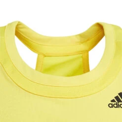 Adidas Girl's Club Tank Top (Beam Yellow) -Ball Games Store HN6304 6 APPAREL Photography DetailView3 transparent