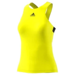 Adidas Women's Y-Tank Top (Beam Yellow/Black) -Ball Games Store HP0721 1 APPAREL 3D Rendering StandardView white