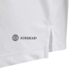 Adidas Boy's 3 Stripe Club Polo (White) 7 Adidas Boy's 3 Stripe Club Polo (White) -Ball Games Store HR4220 5 APPAREL Photography DetailView2 transparent