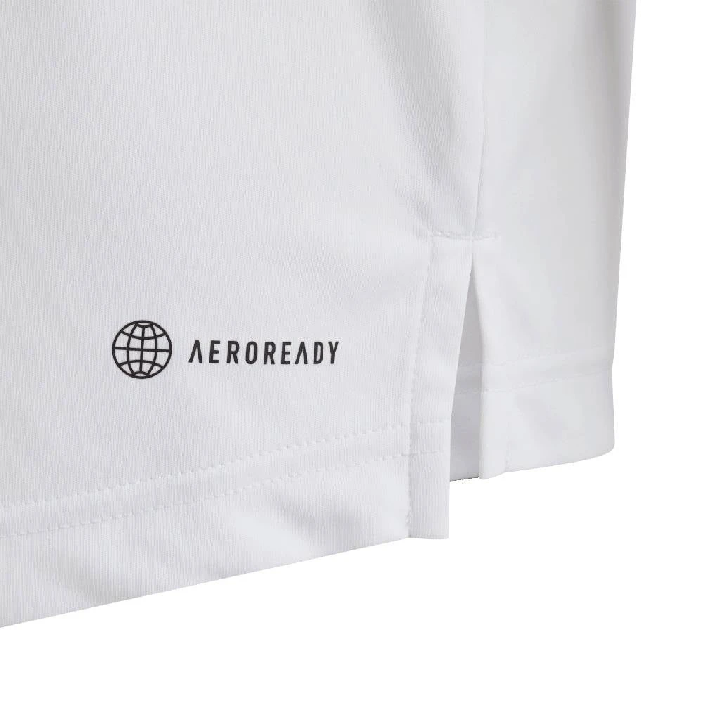 Adidas Boy's 3 Stripe Club Polo (White) 4 Adidas Boy's 3 Stripe Club Polo (White) - Image 4