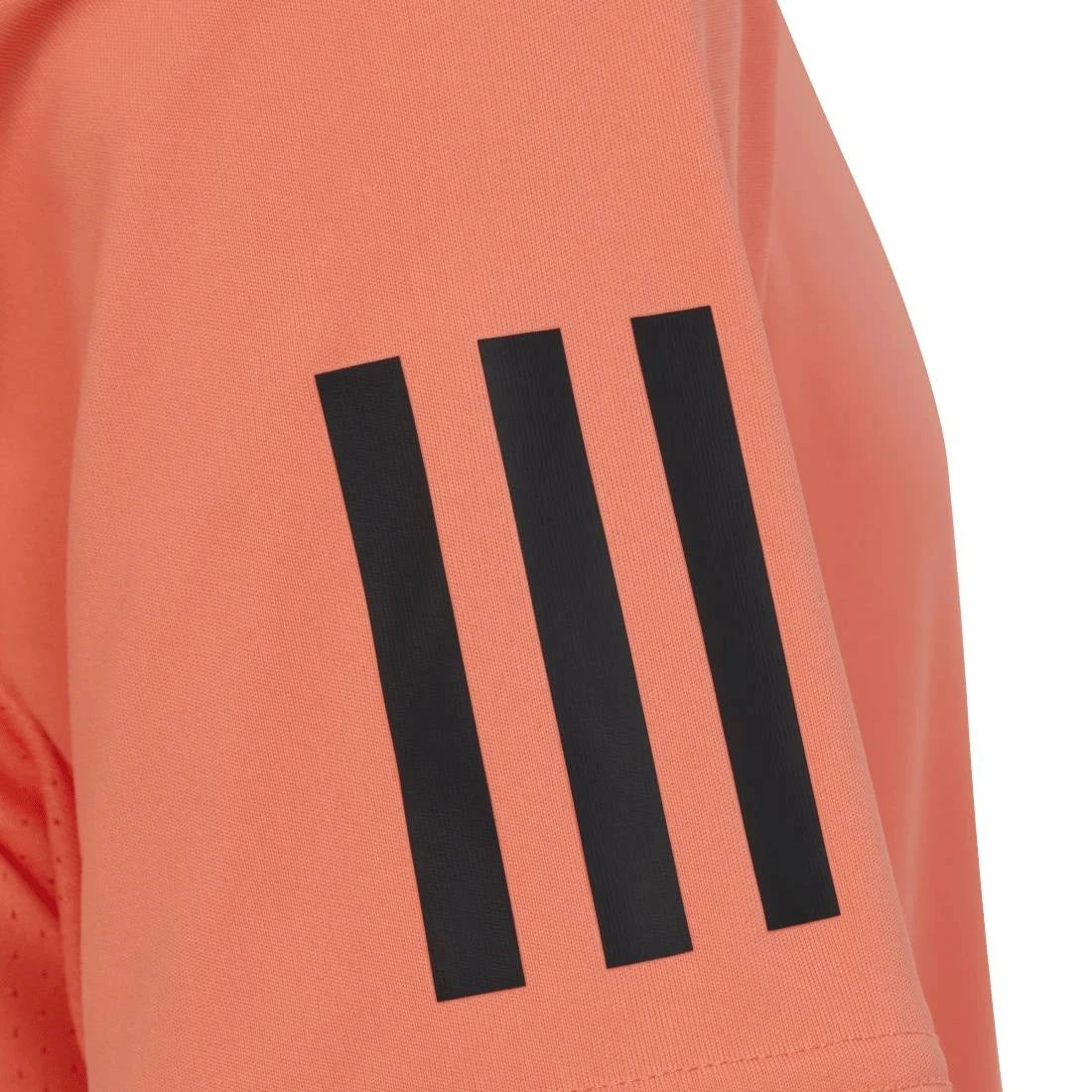 Adidas Boy's 3 Stripe Club Top (Orange) 3 Adidas Boy's 3 Stripe Club Top (Orange) - Image 3