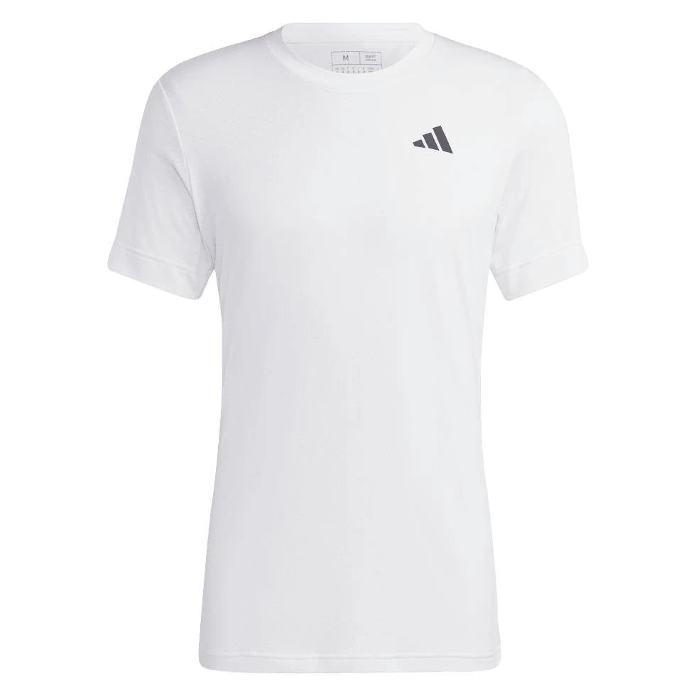 Adidas Men's FreeLift Primeblue Printed Top (White) 4 Adidas Men's FreeLift Primeblue Printed Top (White) - Image 4