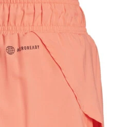 Adidas Women's Club Shorts (Orange) -Ball Games Store HS1453 8 APPAREL OnModel DetailView2 transparent