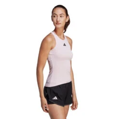 Adidas Women's Club Tank Top (Pink) 8 Adidas Women's Club Tank Top (Pink) -Ball Games Store HZ4280 7 APPAREL OnModel WalkingView transparent