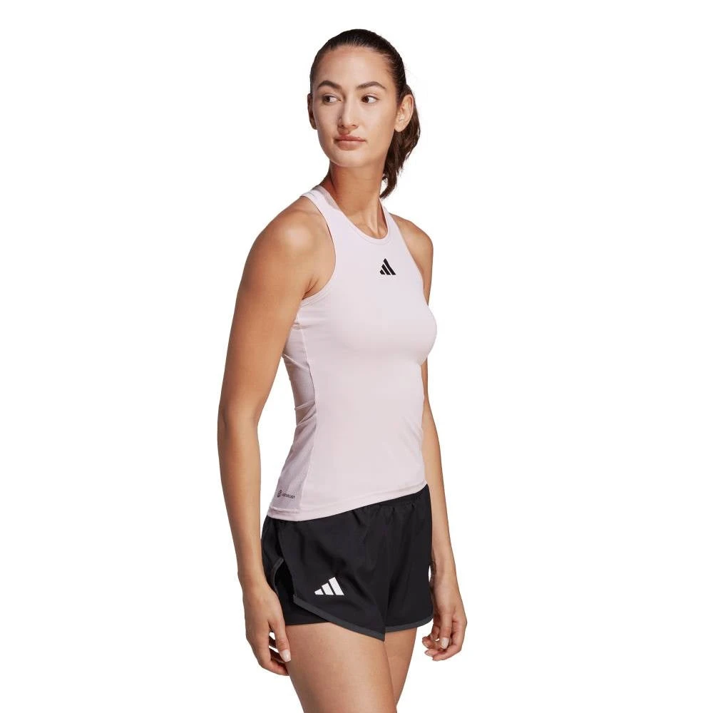 Adidas Women's Club Tank Top (Pink) 3 Adidas Women's Club Tank Top (Pink) - Image 3