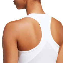 Adidas Women's Club Tank Top (White) -Ball Games Store HZ4282 9 APPAREL OnModel DetailView2 transparent