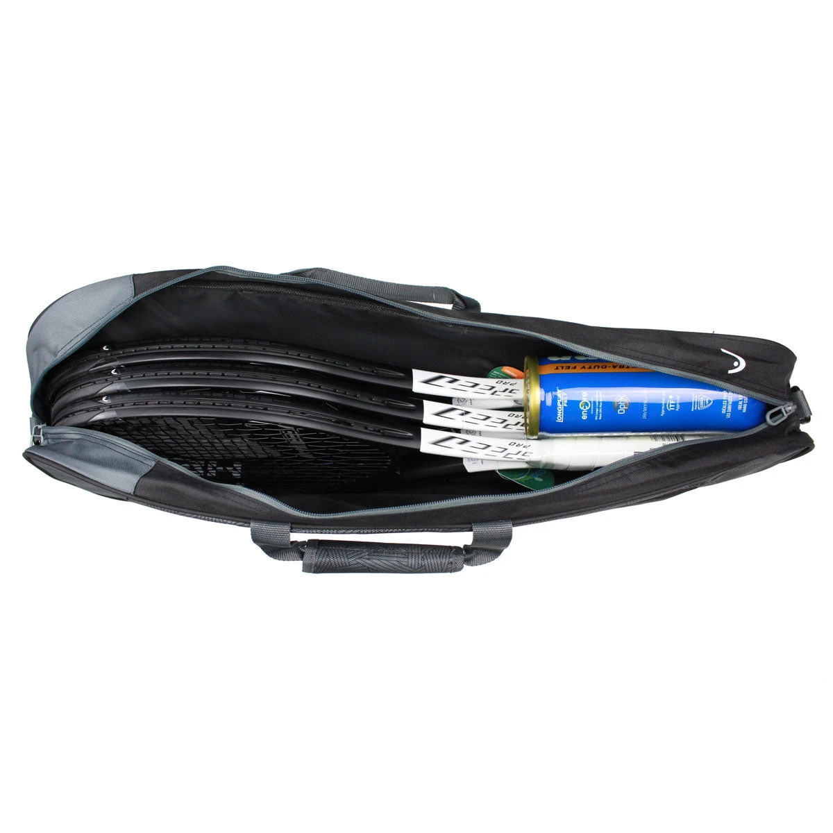 Head Core Pro 3 Pack Racquet Bag (Black/White) 3 Head Core Pro 3 Pack Racquet Bag (Black/White) - Image 3