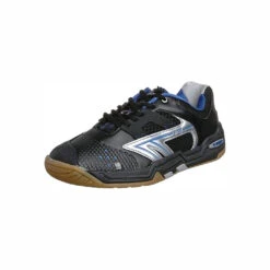Hi-Tec S702 Men's Indoor Court Shoe (Black/White/Blue) -Ball Games Store Hi Tec S702 Mens Indoor Court Shoe Main