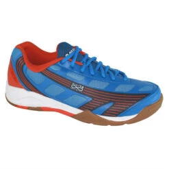 Hi-Tec Infinity Flare Mens Indoor Court Shoe (Blue/Tangelo/Navy)