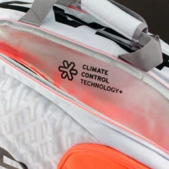 Head Radical Supercombi 9 Pack Racquet Bag (Grey/Orange) -Ball Games Store IMG 2928