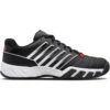 K-Swiss BigShot Light 4 Men's Tennis Shoe (Black/White/Red)
