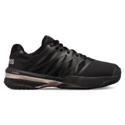 K-Swiss Ultrashot 2 Women's Tennis Shoe (Black/Rose Gold)