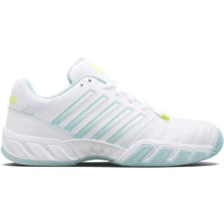 K-Swiss BigShot Light 4 Women's Tennis Shoe (White/Icy Morn)