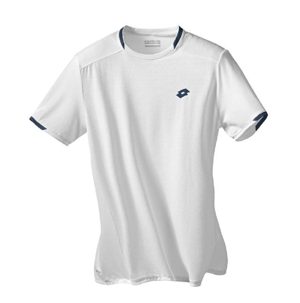 Lotto Men's Tennis Tech Top (Brilliant White) 1 Lotto Men's Tennis Tech Top (Brilliant White)