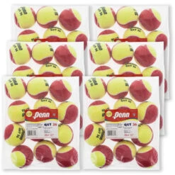 Penn QST 36 Quick Start Red Junior Tennis Balls 72 Case