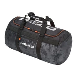 Head Tour Team Club Duffel Bag (Black/Silver)