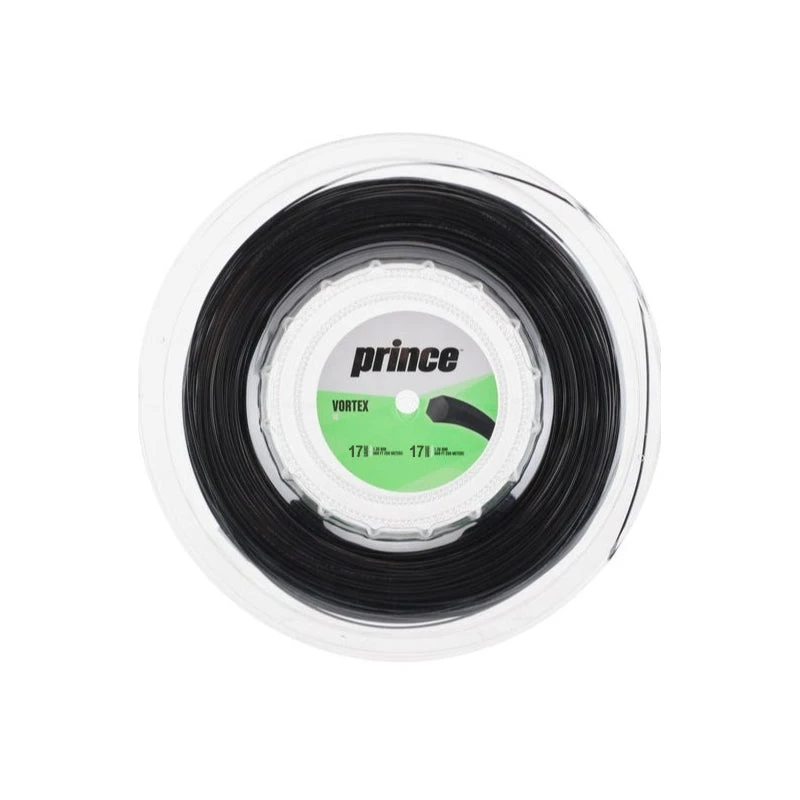 Prince Vortex 17/1.25 Tennis String Reel (Black) 1 Prince Vortex 17/1.25 Tennis String Reel (Black)