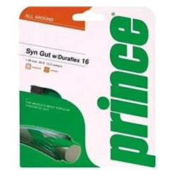Prince Synthetic Gut 16/1.30 Duraflex Tennis String (Black) -Ball Games Store Prince Synthetic Gut 16 Duraflex BLK