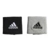 Adidas Interval Reversible Wristband (Black/Grey)