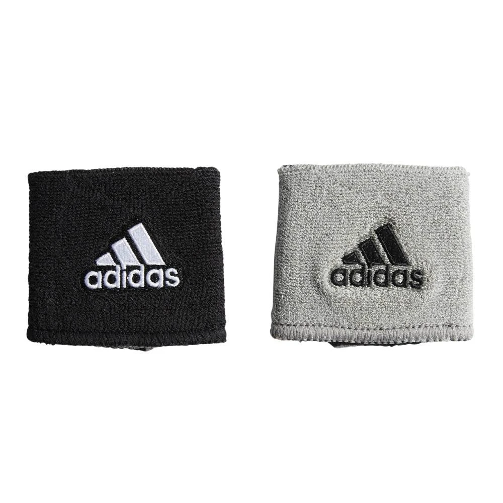 Adidas Interval Reversible Wristband (Black/Grey) 1 Adidas Interval Reversible Wristband (Black/Grey)