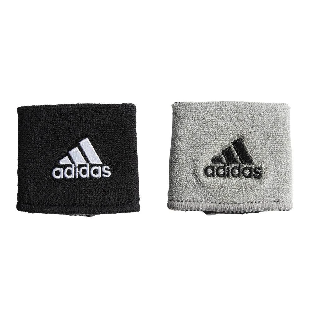 Adidas Interval Reversible Wristband (Black/Grey) 2 Adidas Interval Reversible Wristband (Black/Grey) - Image 2