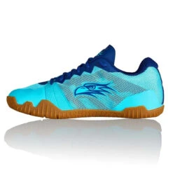Salming Hawk Women's Indoor Court Shoe (Turquoise/Limoges Blue) -Ball Games Store Salming Hawk Deco Mint Limoges c