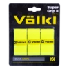 Volkl Super Grip II Overgrip 3 Pack (Neon Yellow)