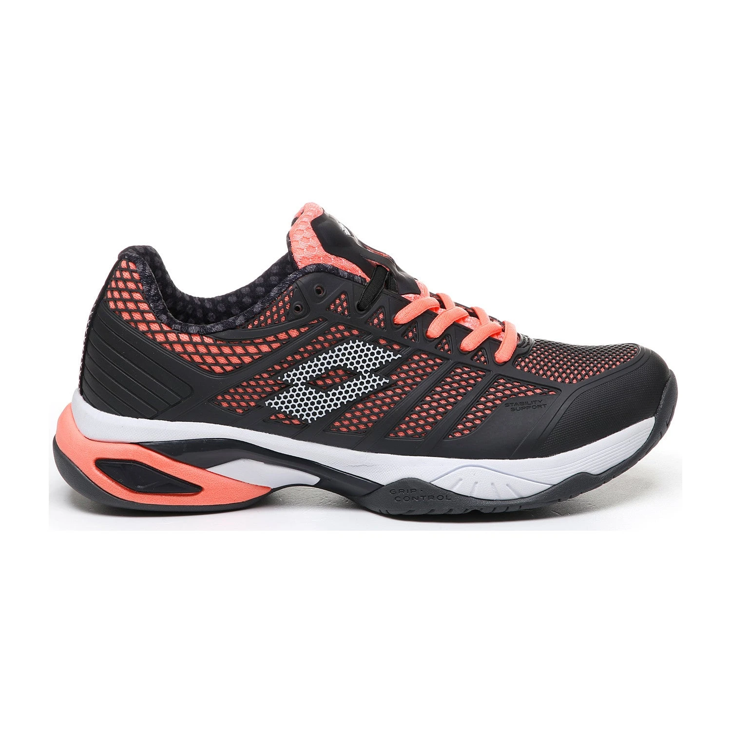 Lotto Viper Ultra IV Speed Women's Tennis Shoe (Black/Rose Pink) 4 Lotto Viper Ultra IV Speed Women's Tennis Shoe (Black/Rose Pink) - Image 4