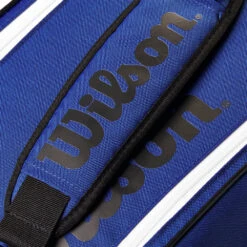Wilson US Open Team 6 Pack Racquet Bag (Blue/Black) -Ball Games Store WR8018601 Wilson US Open Team 6 Pack Blue Black 3