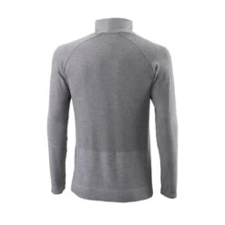 Wilson Men's Seamless 1/4 Zip Turbulence (Grey) -Ball Games Store WRA789901 1 Seamless 1 Quarter Zip Mens Turbulence.png.cq5dam.web .1200.1200