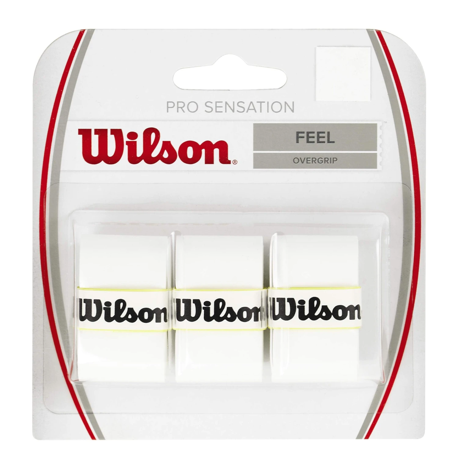Wilson Pro Sensation Overgrip 3 Pack (White) 1 Wilson Pro Sensation Overgrip 3 Pack (White)