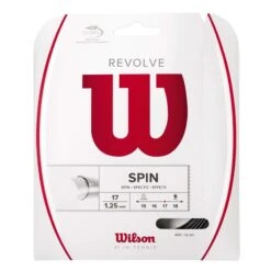 Wilson Revolve 17/1.25 Tennis String (Black)