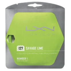 Luxilon Savage 16/1.27 Tennis String (Lime)