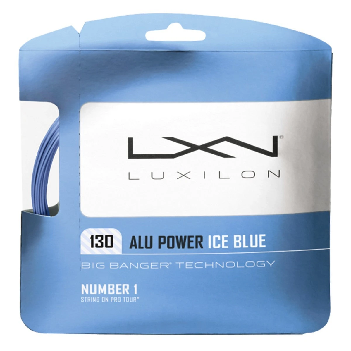 Luxilon ALU Power 16/1.30 Tennis String (Ice Blue) 1 Luxilon ALU Power 16/1.30 Tennis String (Ice Blue)