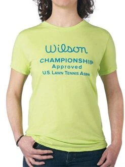 Wilson Womens Tennis Champ Approved Top (Green)