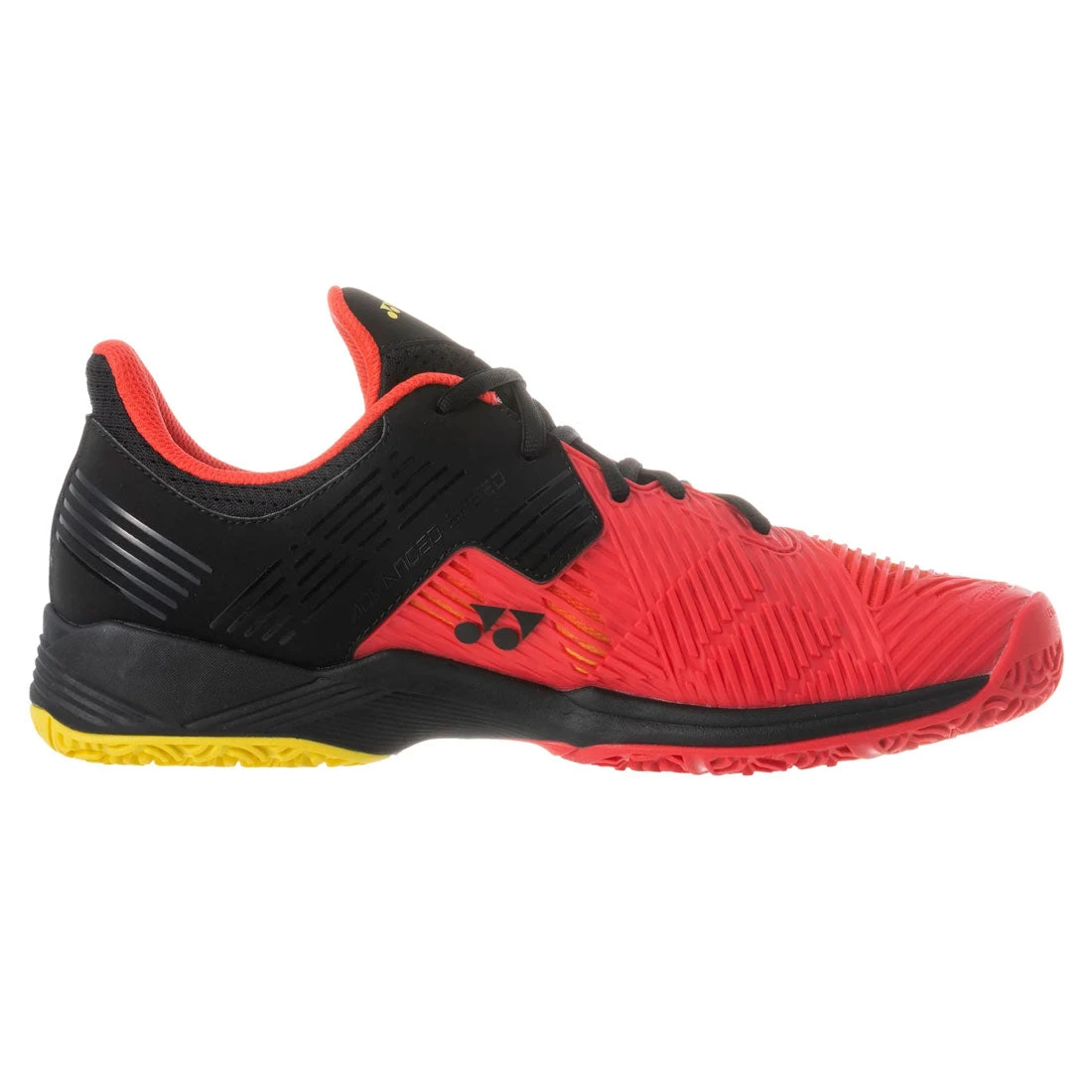 Yonex Power Cushion Sonicage 2 Clay Men's Tennis Shoe (Red/Black) 1 Yonex Power Cushion Sonicage 2 Clay Men's Tennis Shoe (Red/Black)