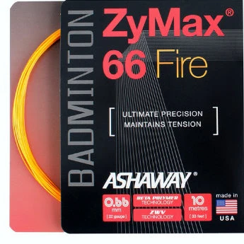 Ashaway ZyMax 66 Fire Badminton String (Orange) 1 Ashaway ZyMax 66 Fire Badminton String (Orange)