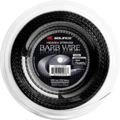 Solinco Barb Wire 17/1.20 Tennis String Reel (Black)
