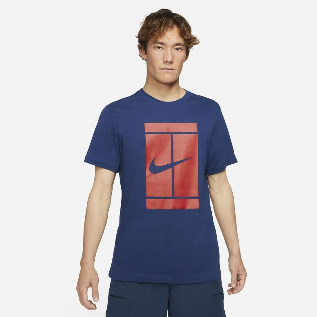 Nike Men's Seasonal NikeCourt Top (Binary Blue) 1 Nike Men's Seasonal NikeCourt Top (Binary Blue)