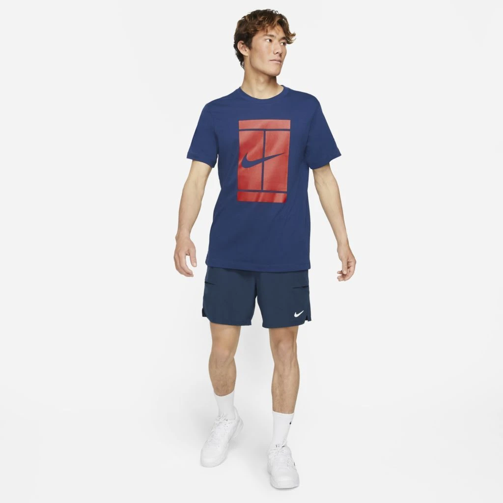 Nike Men's Seasonal NikeCourt Top (Binary Blue) 4 Nike Men's Seasonal NikeCourt Top (Binary Blue) - Image 4