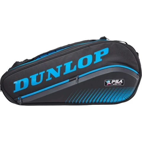 Dunlop PSA 12 Racquet Squash Bag (Black/Blue) 3 Dunlop PSA 12 Racquet Squash Bag (Black/Blue) - Image 3