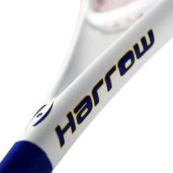 Harrow Vapor Ultralite (White/Royal/Yellow) -Ball Games Store harrow vapor ultralight squash racquet white royal yellow 4