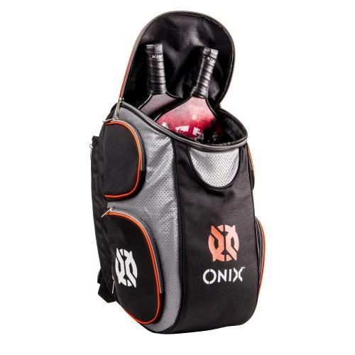 Onix Pickleball Backpack Paddle Bag (Black/Orange) 2 Onix Pickleball Backpack Paddle Bag (Black/Orange) - Image 2