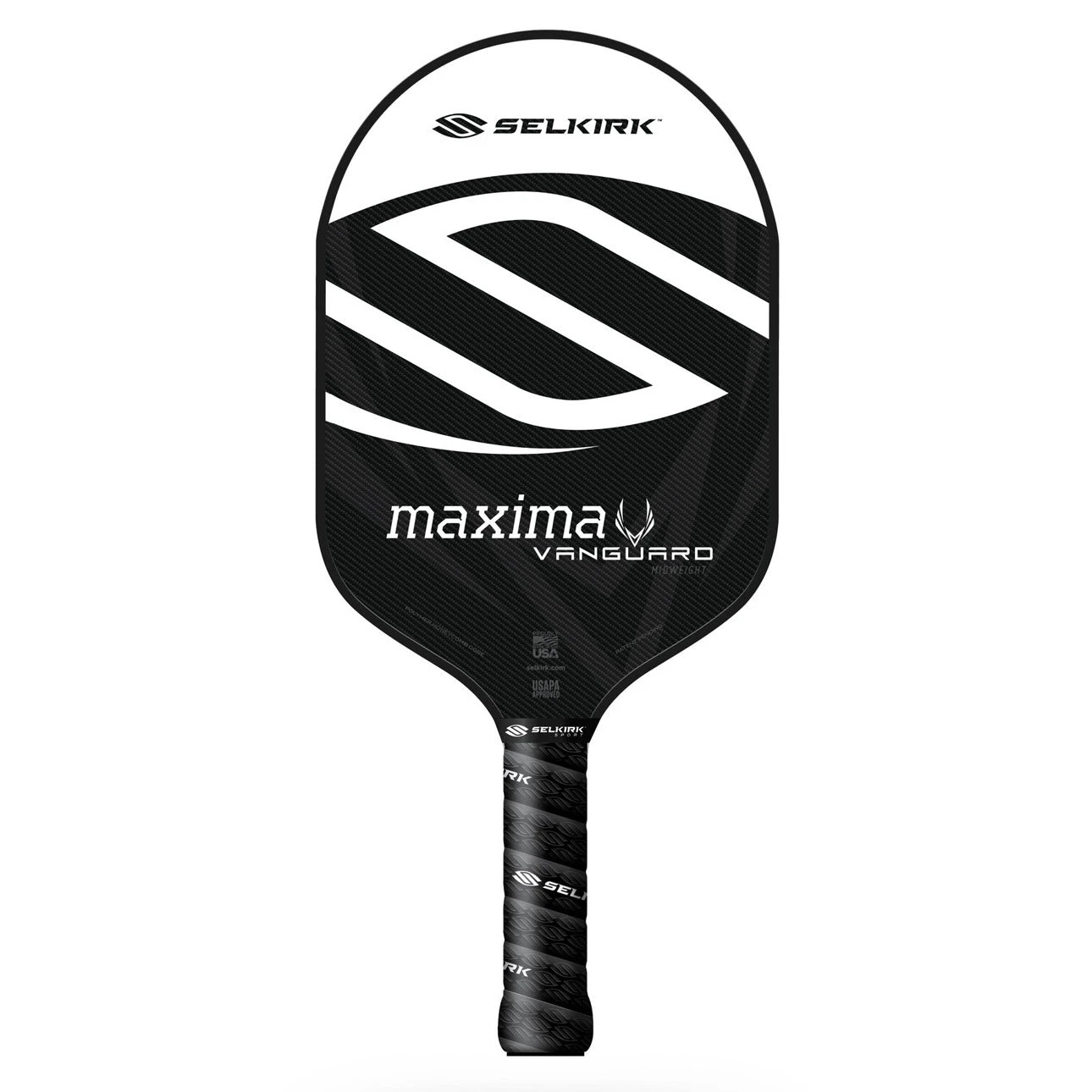 Selkirk Vanguard Hybrid Maxima Midweight (Black Frost) 1 Selkirk Vanguard Hybrid Maxima Midweight (Black Frost)