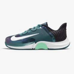Nike Air Zoom GP Turbo Men's Tennis Shoe (Dark Green/White/Black) -Ball Games Store nikecourt air zoom gp turbo hard court tennis shoe 29kGpS