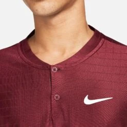 Nike Men's Dri-FIT Advantage Polo (Beetroot/White) -Ball Games Store nikecourt dri fit advantage tennis polo 74ZtlG 6