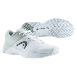Head Revolt Evo 2.0 Men's Tennis Shoe (White/Grey) 7 Head Revolt Evo 2.0 Men's Tennis Shoe (White/Grey) -Ball Games Store revolt evo 2 0 men whgr 4