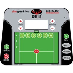 Lobster Elite Grand V Limited Edition Tennis Ball Machine -Ball Games Store tnw420 ControlPanelGRAND5 0815