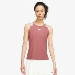 Nike Women's Dri-FIT Advantage Novelty Tank (Pink/White)